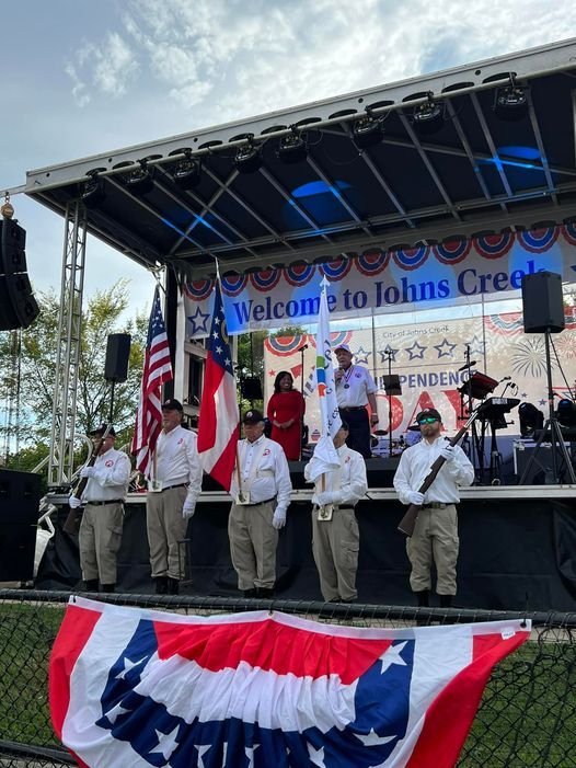 Color Guard at Johns Creek 4th of July Celebration